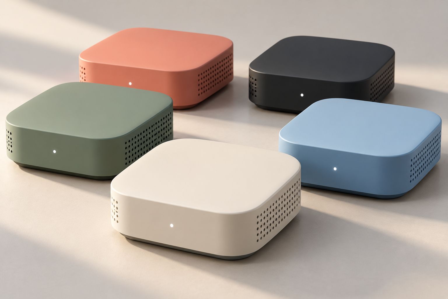Otso boxes in five colours